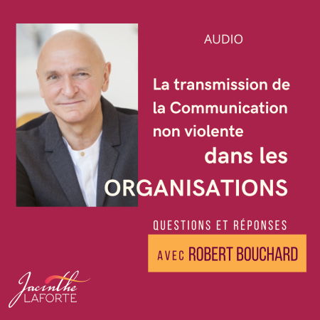 La transmission de la Communication non violente dans les entreprises Visuel de l'audio Questions et réponses avec Robert Bouchard